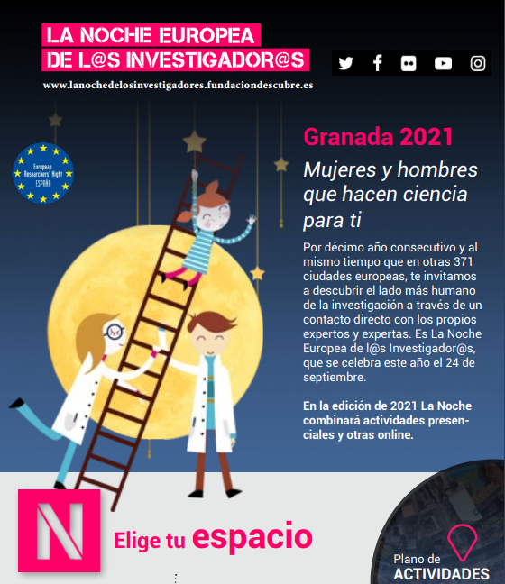 cartel la noche europea de los investigadores