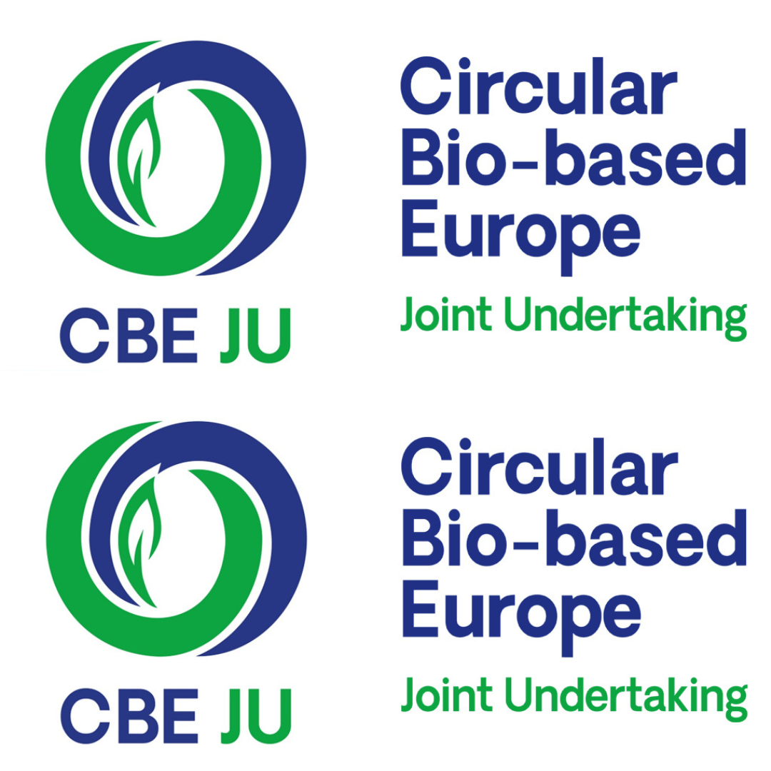 aparece el del logo de la CBE JU y el nombre en colores azules y verdes sobre un fondo blanco