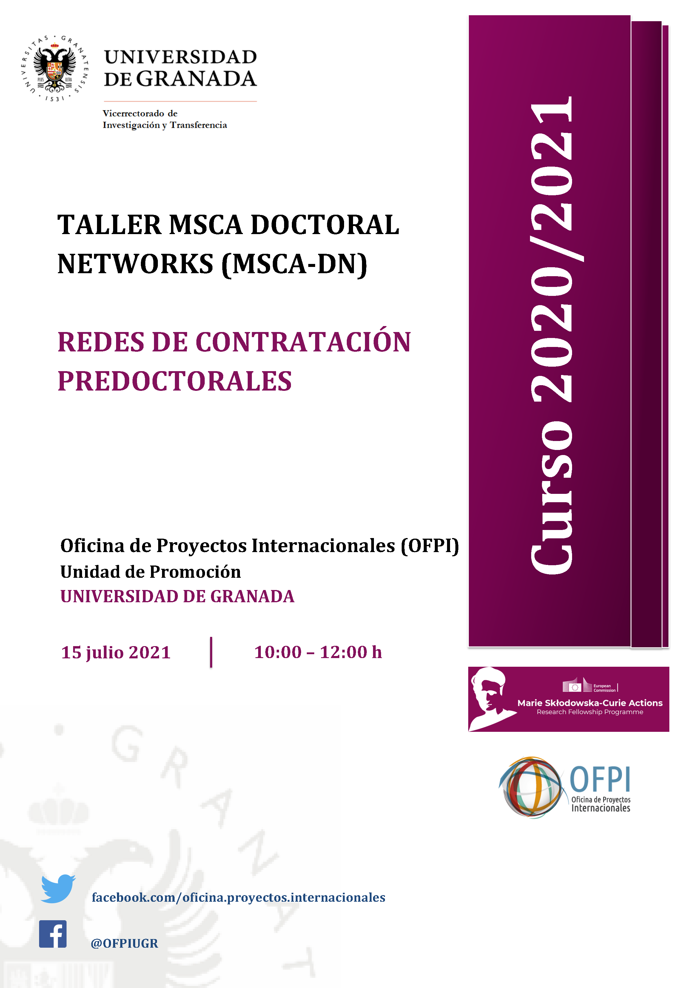 cartel_workshop_MSCA_DN_15_july2021_Granada_ONLINE